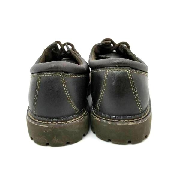 Kids Oxford Beaver Creek Darren Lace Up Pu Leather Chunky Dress Shoes Size 3.5 - Picture 4 of 11